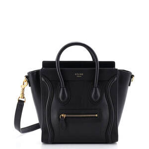 Celine Luggage Bag Smooth Leather Nano #248626C16B